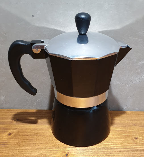 Moka Express 3 Tassen in schwarz