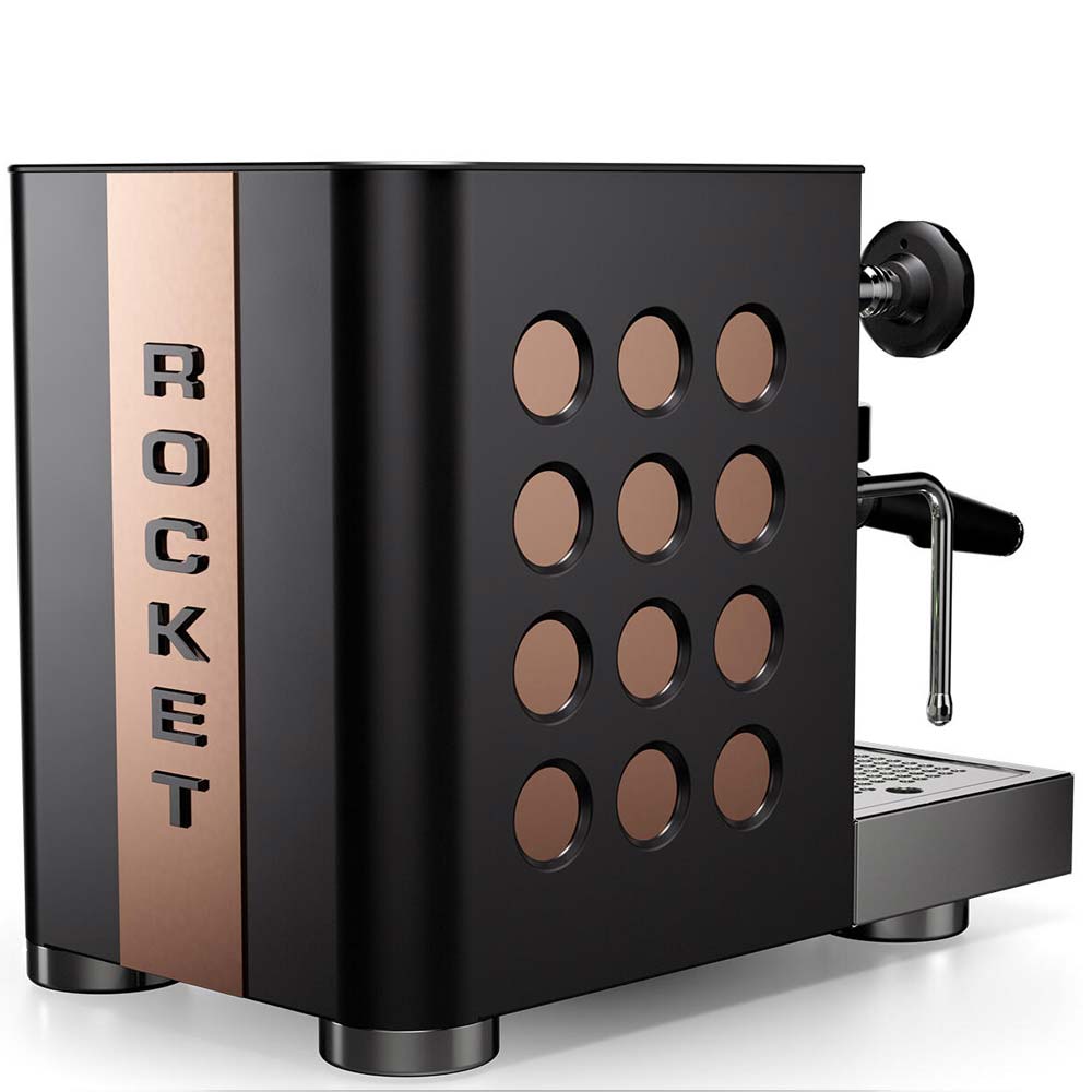 Rocket Appartamento TCA Espressomaschine (Schwarz-Kupfer)