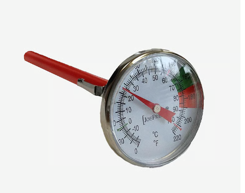 JoeFrex Milchschaum Thermometer aus Edelstahl