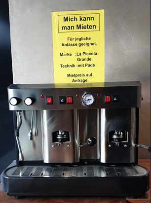 Kaffeemaschine für Anlässe