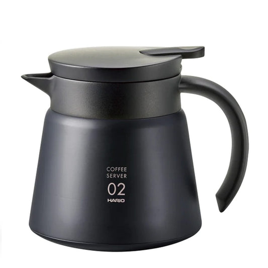 Hario V60 isolierte Edelstahlkanne 600ml schwarz