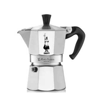 Bialetti Moka Express 2 Tassen in Chrom