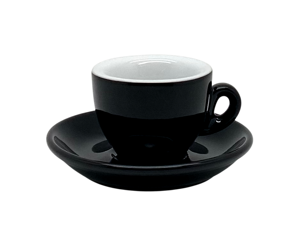 Espresso Porcelain Tassen Schwarz
