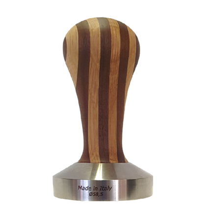 Tamper Walnut Oak Wood 58 mm